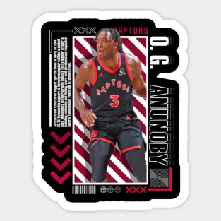 O.G. Anunoby Paper Poster Version 10 Sticker